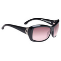 Spy + Optics Farrah Sunglasses Black Frame Happy Merlot Fade Lens